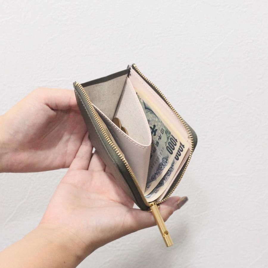 Ense（アンサ） /  L-zipper wallet  ジッパーミニウォレット  ew130 - 全４色 レディース 財布 長財布 本革 シンプル 日本製 |  | 10