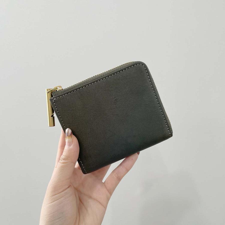 Ense（アンサ） /  L-zipper wallet  ジッパーミニウォレット  ew130 - 全４色 レディース 財布 長財布 本革 シンプル 日本製 |  | 09