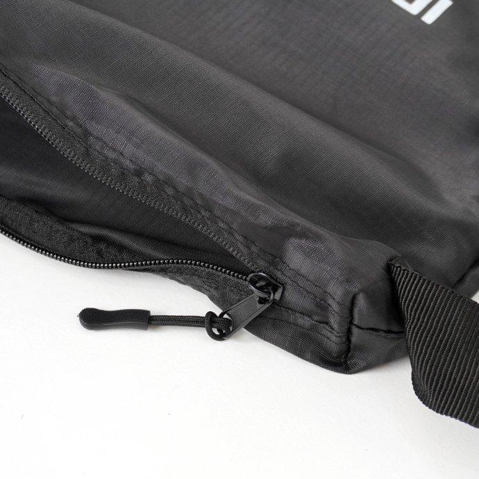 Candyrim / SQUARE SHOULDER BAG スクエア ショルダーバッグ ブラック ショッピングバッグ エコバッグ リップストップ素材 折りたたみ コンビニ |  | 02