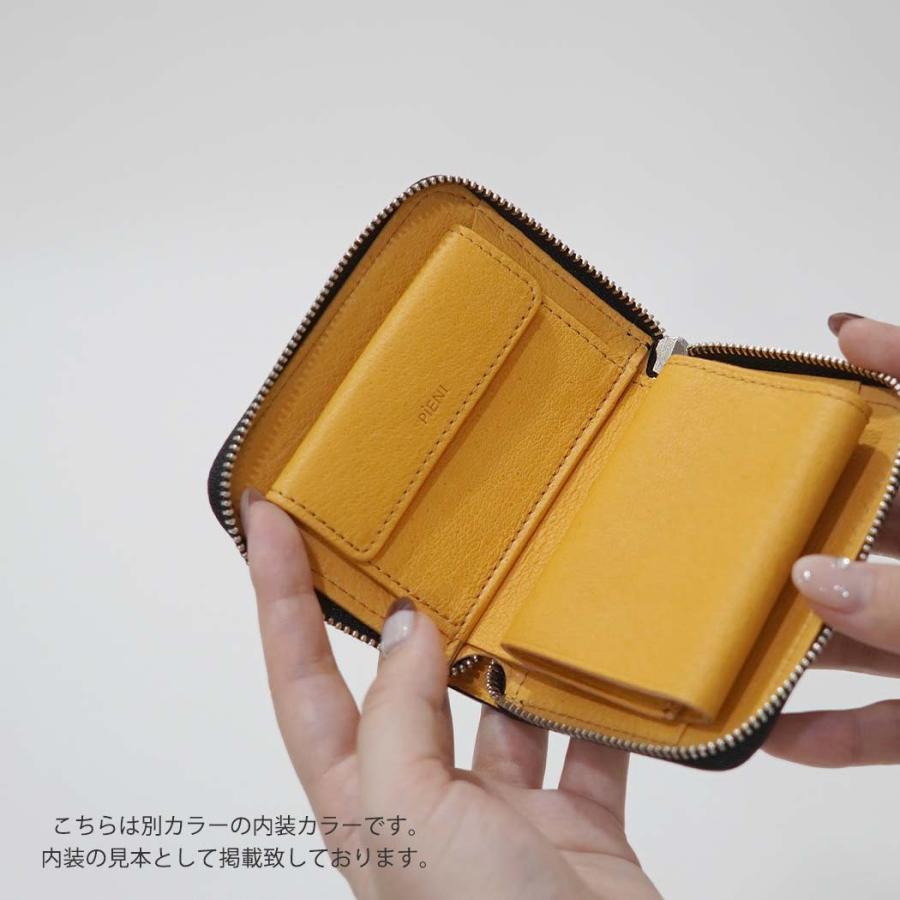 PIENI（ピエニ） / SZB-44-4018 / ROUND MINI WALLET  - キャラメル×ブラウン |  | 06