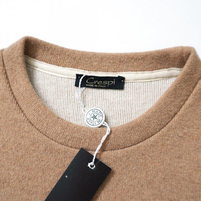 CRESPI / Lambswool/Cotton Crew Neck - Beige ラムズウールコットン クルーネックカットソー ベージュ | Crespi | 02