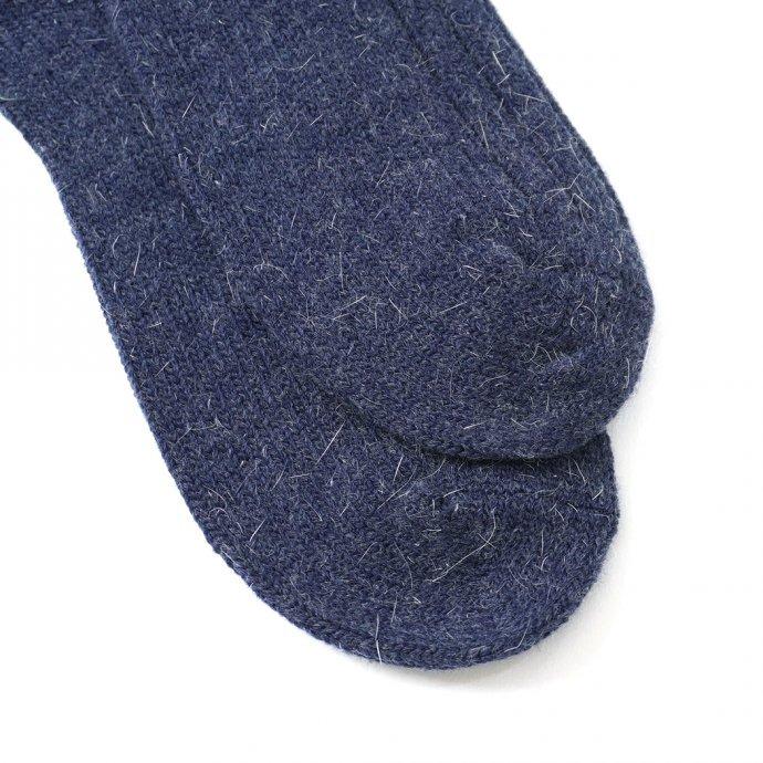 Trad Marks トラッドマークス / Old Rib Socks Angora アンゴラ混リブソックス - Indigo インディゴ あす楽 即日発送 即納 |  | 03