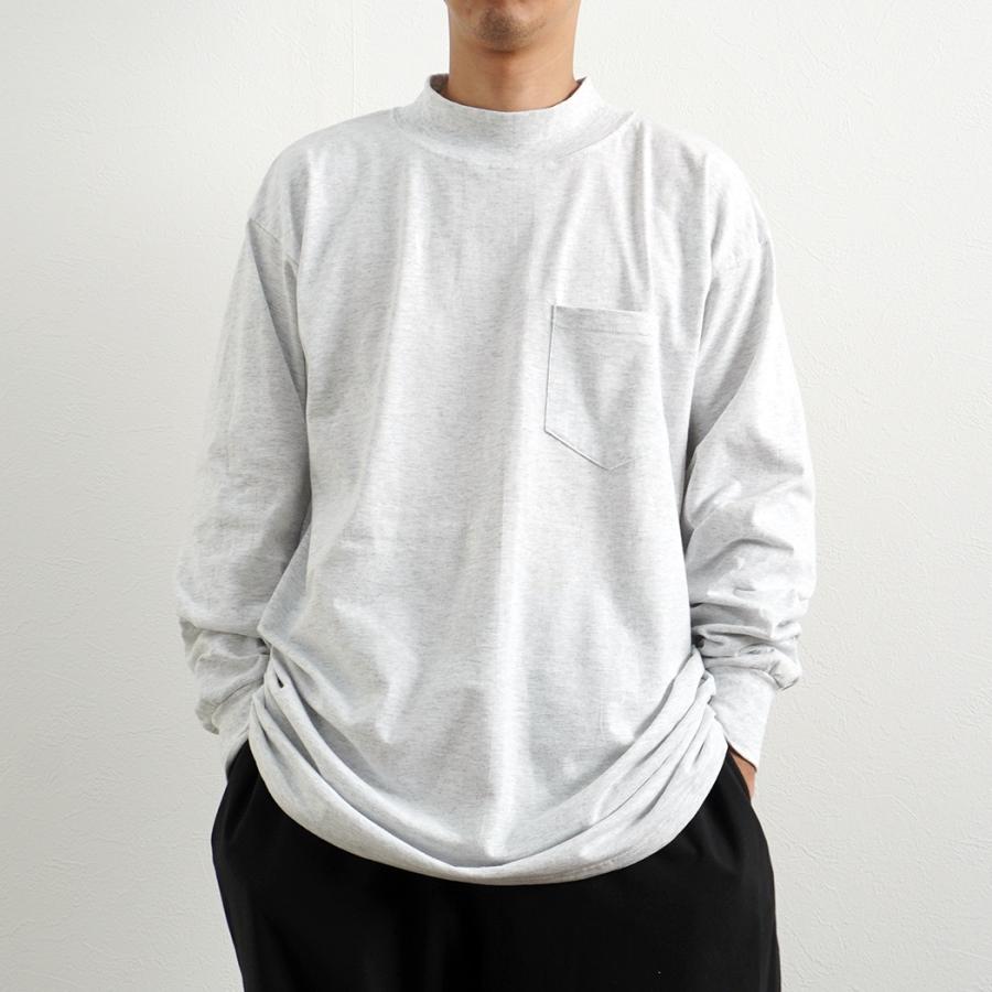 LIFEWEAR Inc. / Mock Neck Long Sleeve Pocket T-Shirts ライフウェア モックネック長袖ポケットTシャツ 全5色 |  | 15