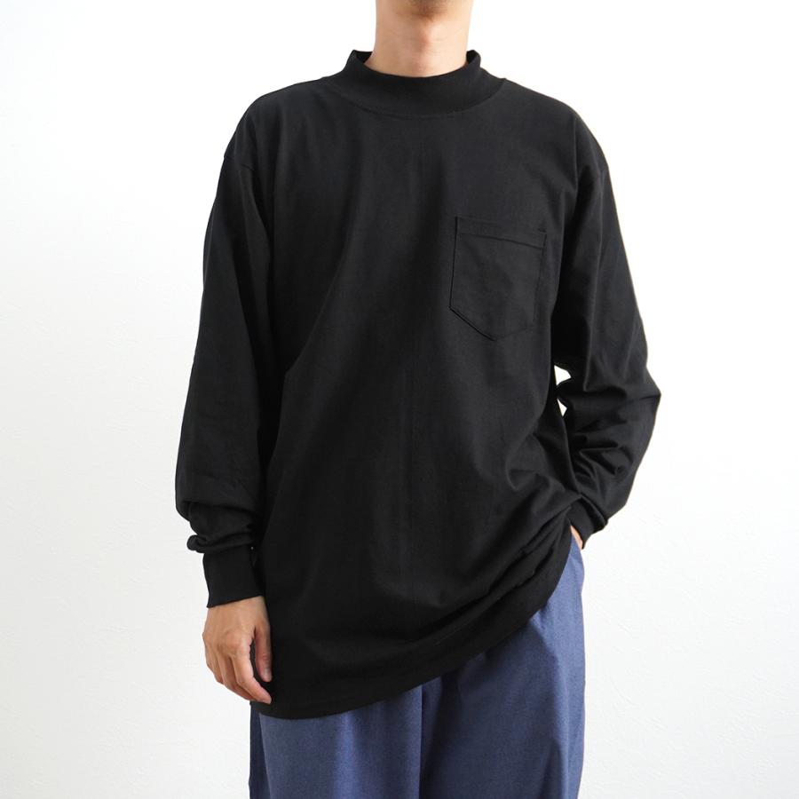 LIFEWEAR Inc. / Mock Neck Long Sleeve Pocket T-Shirts ライフウェア モックネック長袖ポケットTシャツ 全5色 |  | 18