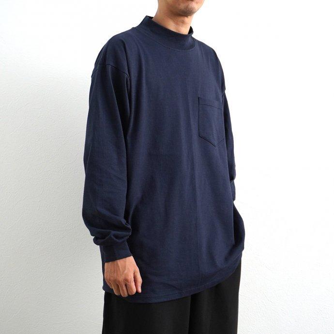 LIFEWEAR Inc. / Mock Neck Long Sleeve Pocket T-Shirts ライフウェア モックネック長袖ポケットTシャツ 全5色 |  | 14