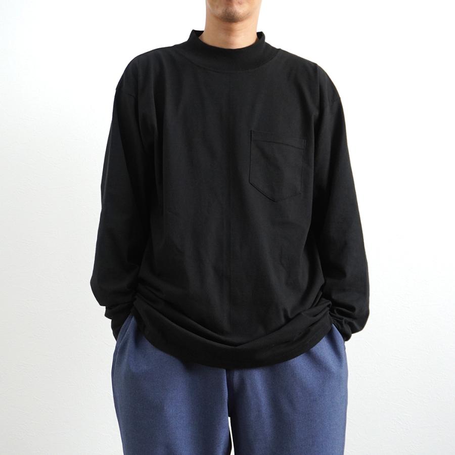 LIFEWEAR Inc. / Mock Neck Long Sleeve Pocket T-Shirts ライフウェア モックネック長袖ポケットTシャツ 全5色 |  | 19