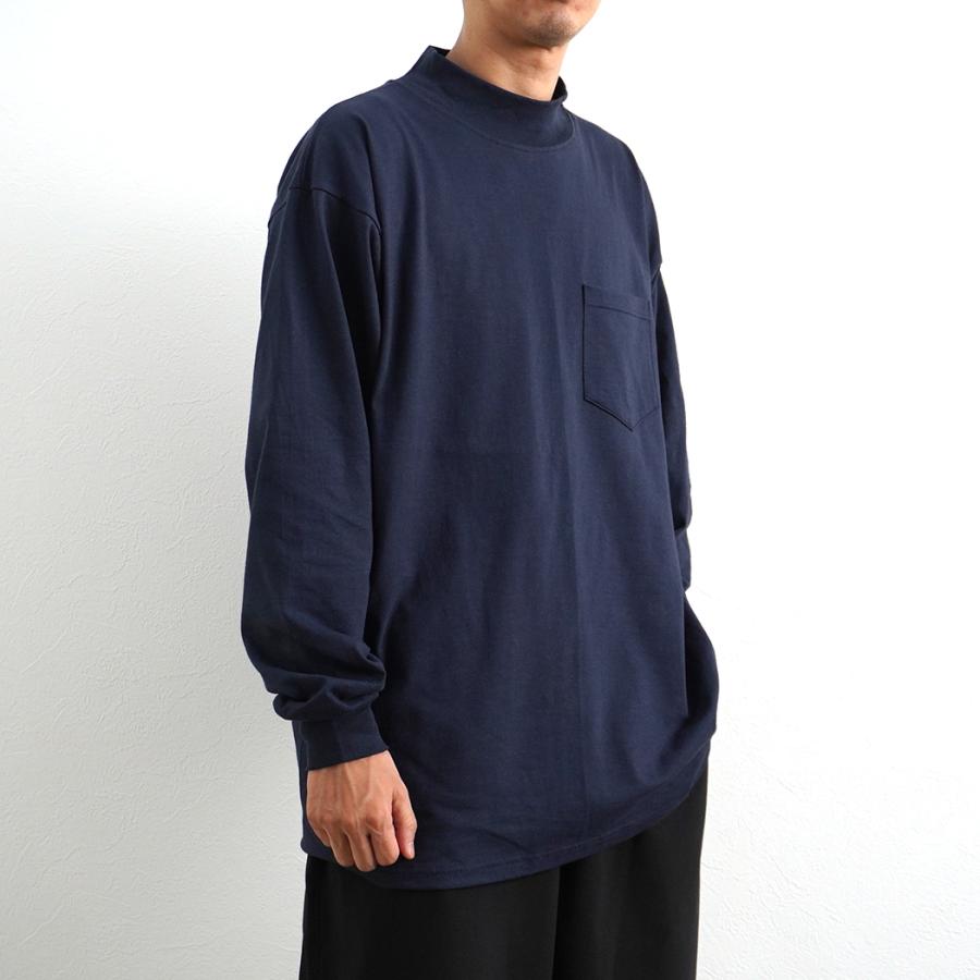 LIFEWEAR Inc. / Mock Neck Long Sleeve Pocket T-Shirts ライフウェア モックネック長袖ポケットTシャツ 全5色 |  | 16