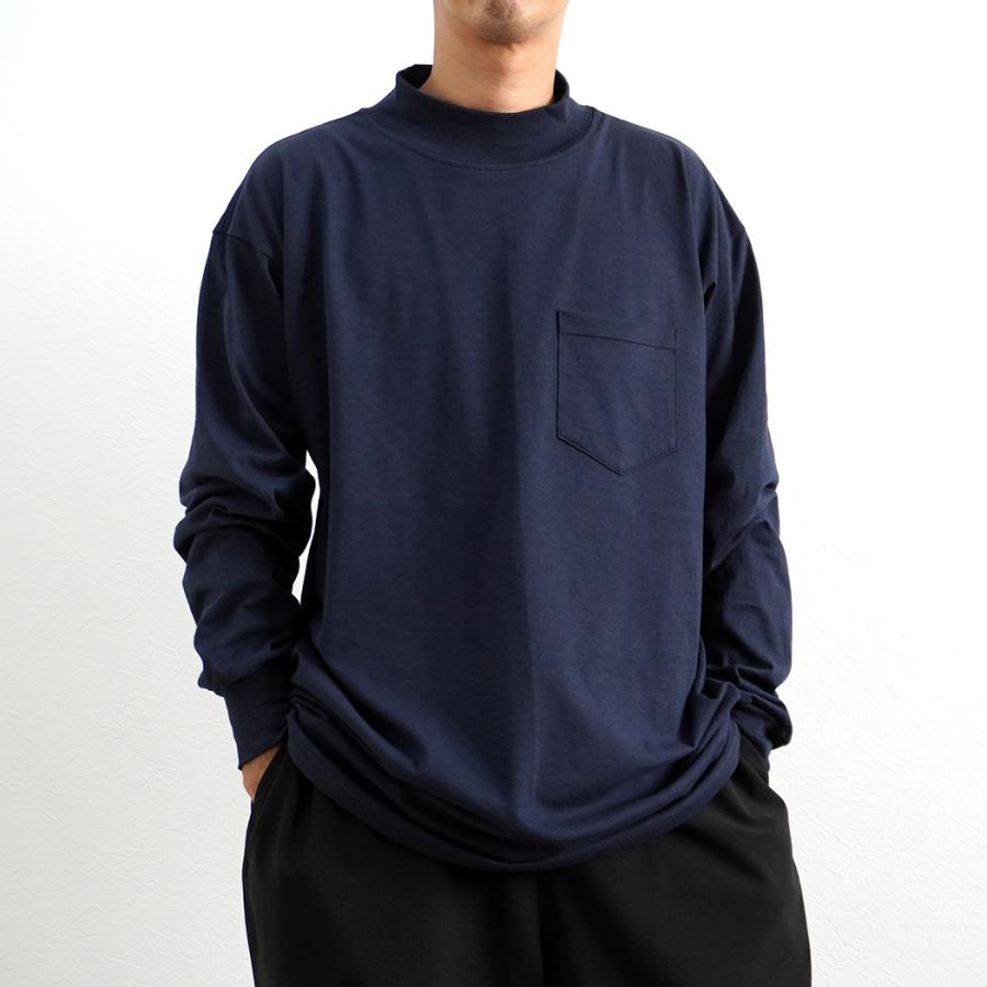 LIFEWEAR Inc. / Mock Neck Long Sleeve Pocket T-Shirts ライフウェア モックネック長袖ポケットTシャツ 全5色 |  | 17