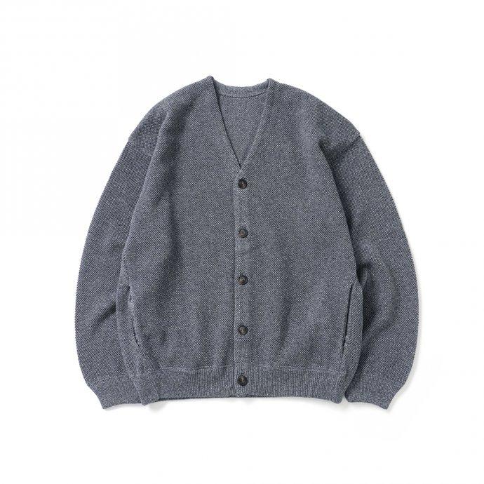 crepuscule クレプスキュール 2103-002 Moss stitch V/N cardigan