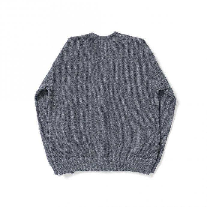 【美品】クレプスキュール　鹿の子ニット　カーディガン　サイズ2 crepuscule クレプスキュール 2103-002 Moss stitch V/N