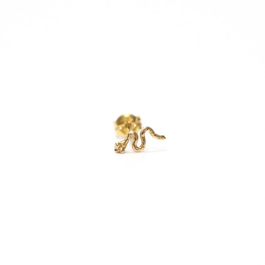 イロンデール エペパン hirondelle et pepin / k18 hp-10w-288 ヘビ ポストピアス(左耳用/右耳用)レディース ギフト プレゼント アクセサリー ジュエリー 20代… | hirondelle | 02