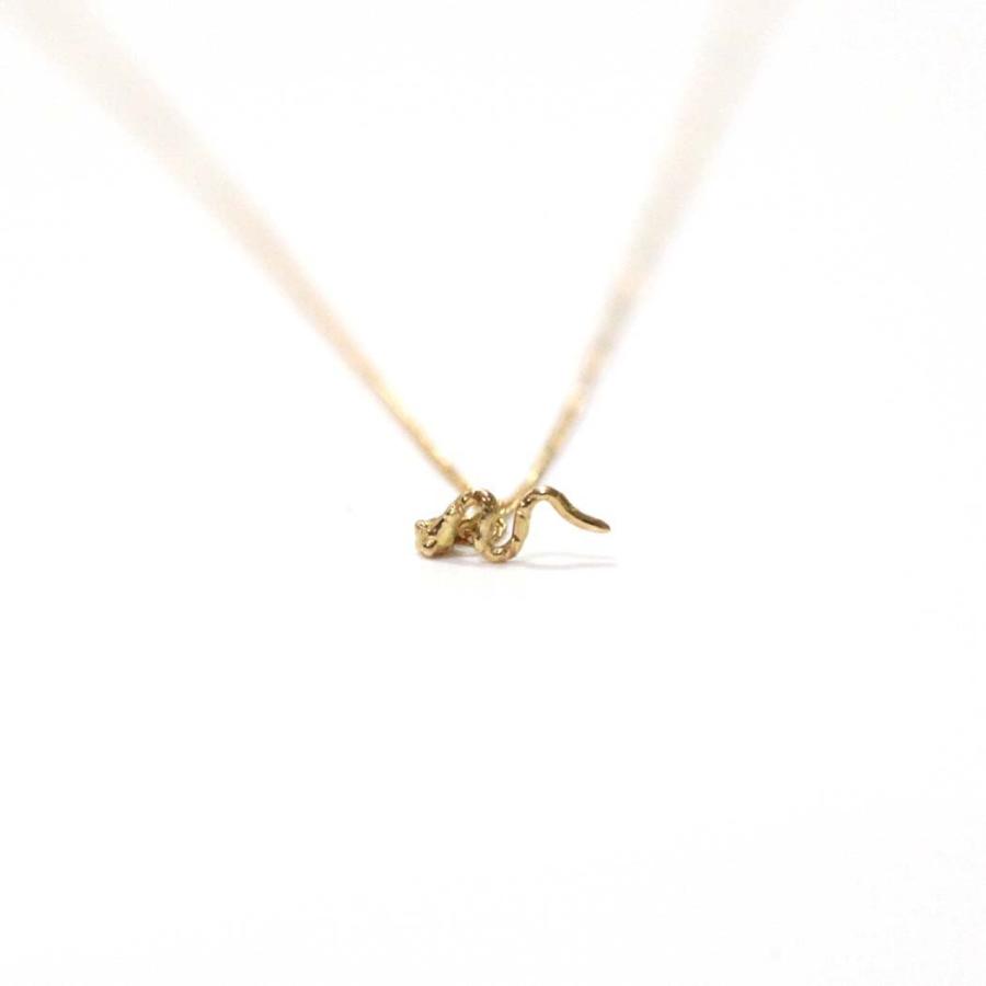 イロンデール エペパン hirondelle et pepin /  k18 hn-10w-277 ヘビ ネックレス - ゴールドレディース ギフト プレゼント アクセサリー ジュエリー 20代 30代… | hirondelle | 01
