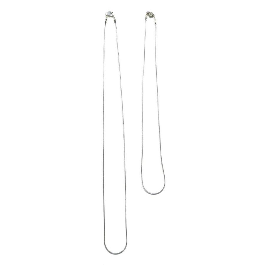 UNKNOWN. (アンノウン) / U125 " SNAKE1 " ネックレス - シルバー (38cm/50cm) | UNKNOWN.