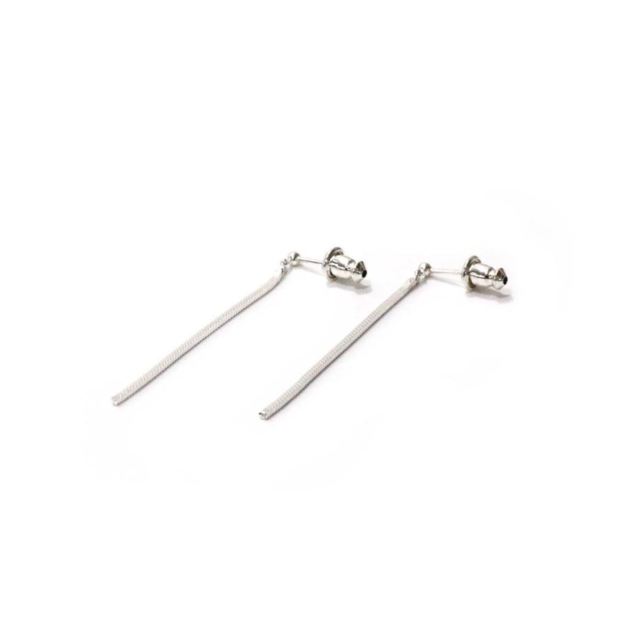 UNKNOWN. (アンノウン) / U350 "SMS" CHAIN ピアス / シルバー (両耳タイプ) | UNKNOWN. | 01