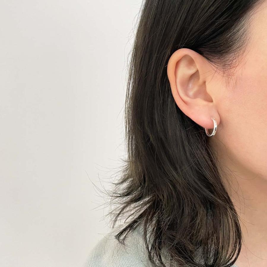 sinc (シンク) / ワンタッチ フープ ピアス シルバー silver925 G型 S 15mm  (片耳タイプ) レディース メンズ アクセサリー ジュエリー ミニ プレゼント ギフ… |  | 05