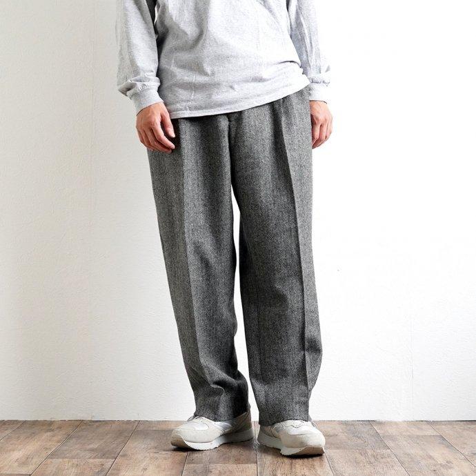 CEASTERS（ケステル） / CT21F-TR02 1P Trousers v5 - Small Herringbone ワンタックウールパンツ スモールヘリンボーン 買い回り 買い周り 買いまわり ポイン… |  | 08