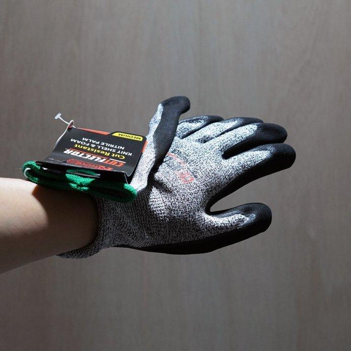 Kinco / 1894CR Cutflector - Knit Shell & Sandy Form Nitrile Palm キンコグローブ 高耐切創性ニトリル背抜き手袋 |  | 06