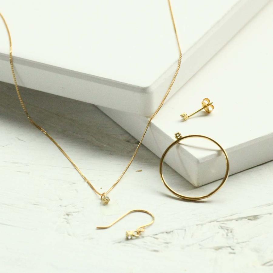 hirondelle et pepin（イロンデールエペパン）/ k18 hp-22ss-660 エトワール ダイヤピアス（片耳タイプ） | hirondelle | 03