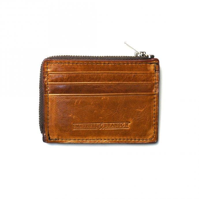 SMOKE T ONE / Needlepoint L-Shaped Zip Card Wallet - Benjamin ジップウォレット ドル |  | 01