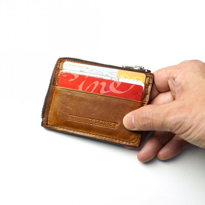 SMOKE T ONE / Needlepoint L-Shaped Zip Card Wallet - Benjamin ジップウォレット ドル |  | 04