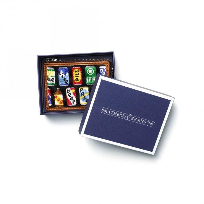 SMOKE T ONE / Needlepoint L-Shaped Zip Card Wallet - Dancing Bears ジップウォレット クマ |  | 07