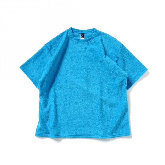 SMOKE T ONE / POLAR FLEECE TEE フリース半袖Tシャツ - Sky Blue | 