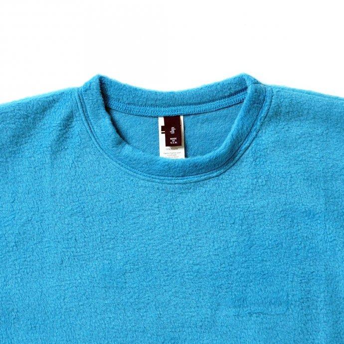 SMOKE T ONE / POLAR FLEECE TEE フリース半袖Tシャツ - Sky Blue |  | 02