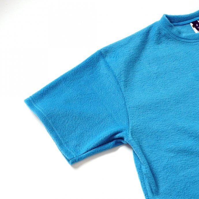 SMOKE T ONE / POLAR FLEECE TEE フリース半袖Tシャツ - Sky Blue |  | 03
