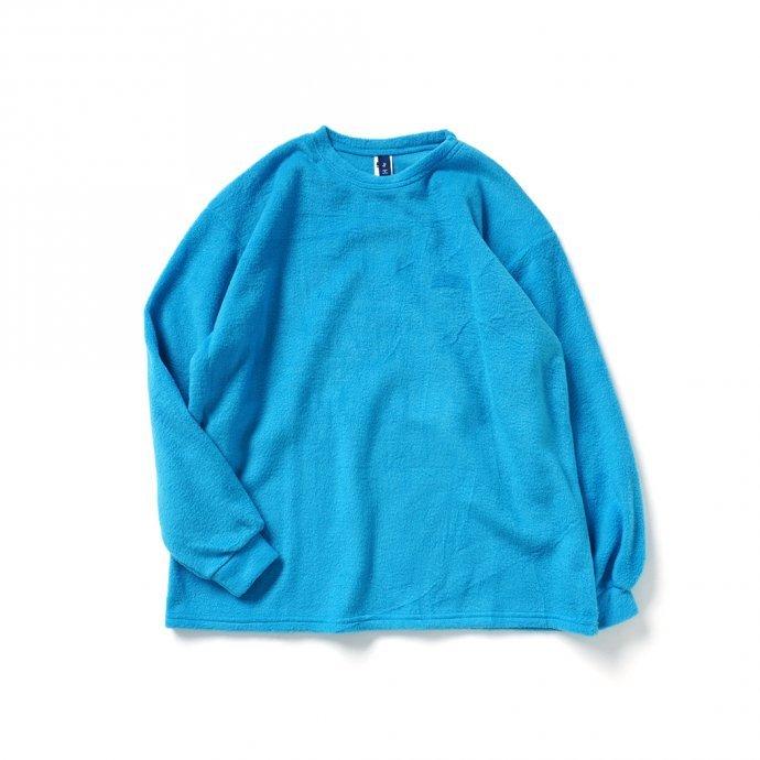 SMOKE T ONE / POLAR FLEECE L/S フリース長袖Tシャツ - Sky Blue | 
