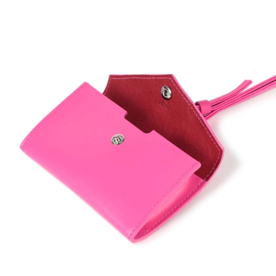 PIENI (ピエニ) CARDY カードケース PINKII (ピンク×レッド) SZB-35-4023 レディース メンズ ユニセックス お財布 ショルダー マルチケース ミニ財布送料無… | PIENI | 01