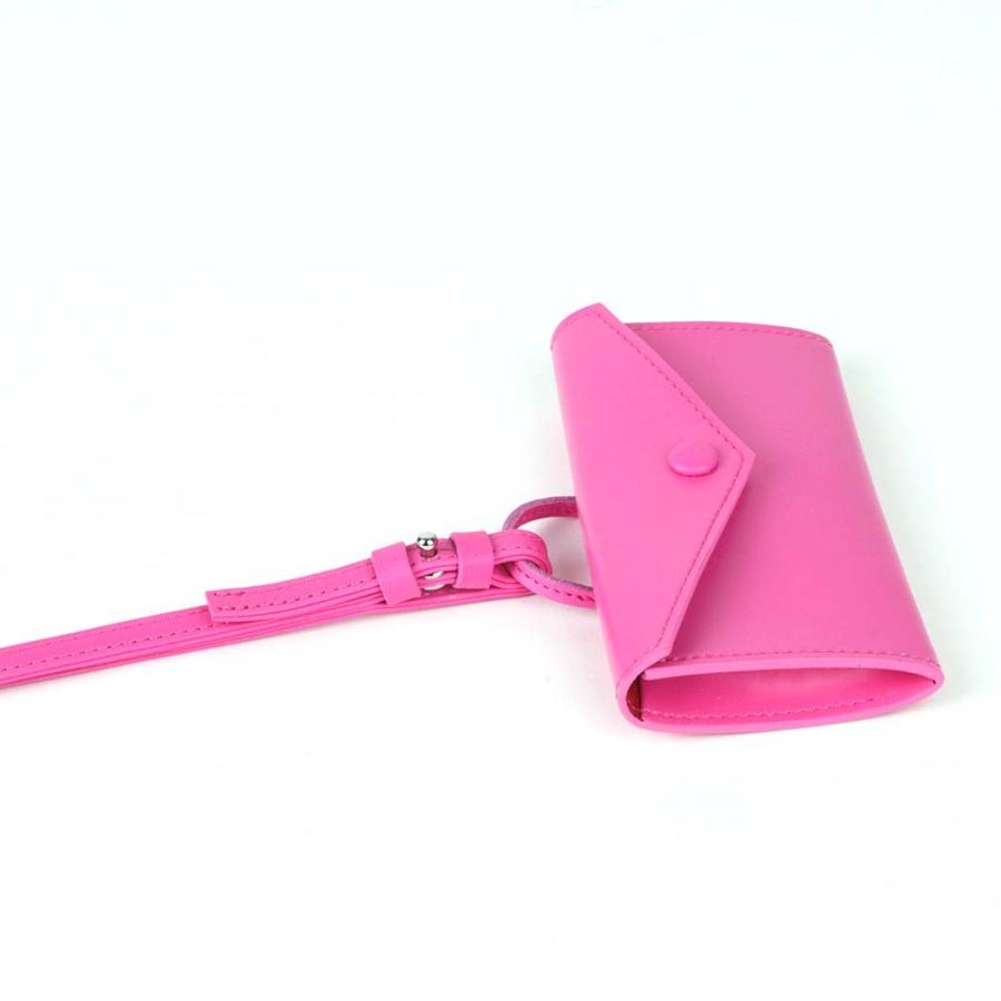 PIENI (ピエニ) CARDY カードケース PINKII (ピンク×レッド) SZB-35-4023 レディース メンズ ユニセックス お財布 ショルダー マルチケース ミニ財布送料無… | PIENI | 04