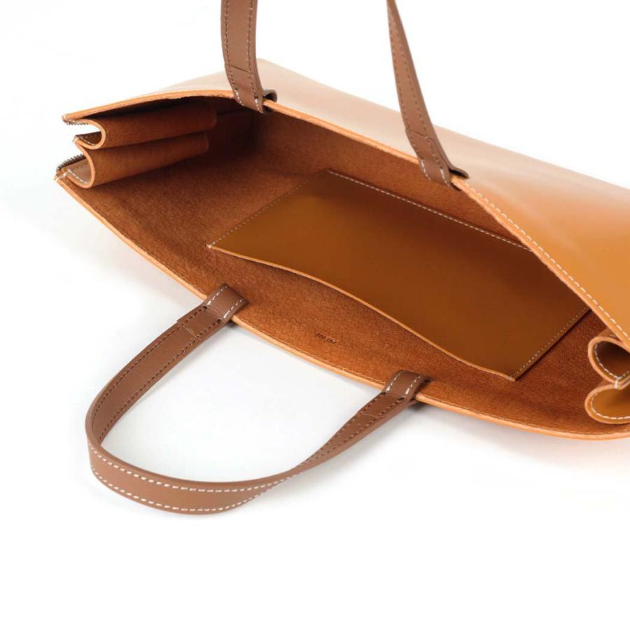 PIENI (ピエニ) YOKO mikro トートバッグ KARAMELLI (キャラメル×ブラウン) SZB-15-5063 レディース メンズ ユニセックスバッグ トートバッグ  横長サイズ … | PIENI | 04