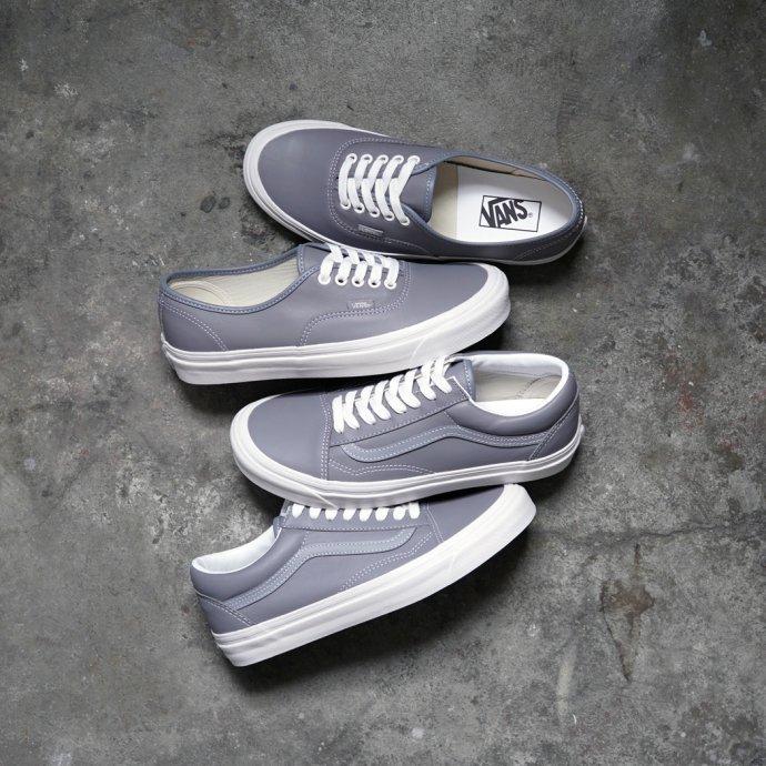 VANS ヴァンズ / Anaheim Factory Authentic 44 DX - V.LEA/FROST アナハイムファクトリー オーセンティック グレーレザー VN0A5KX4AXE 国内正規取扱店 海外モ…｜ehs｜18