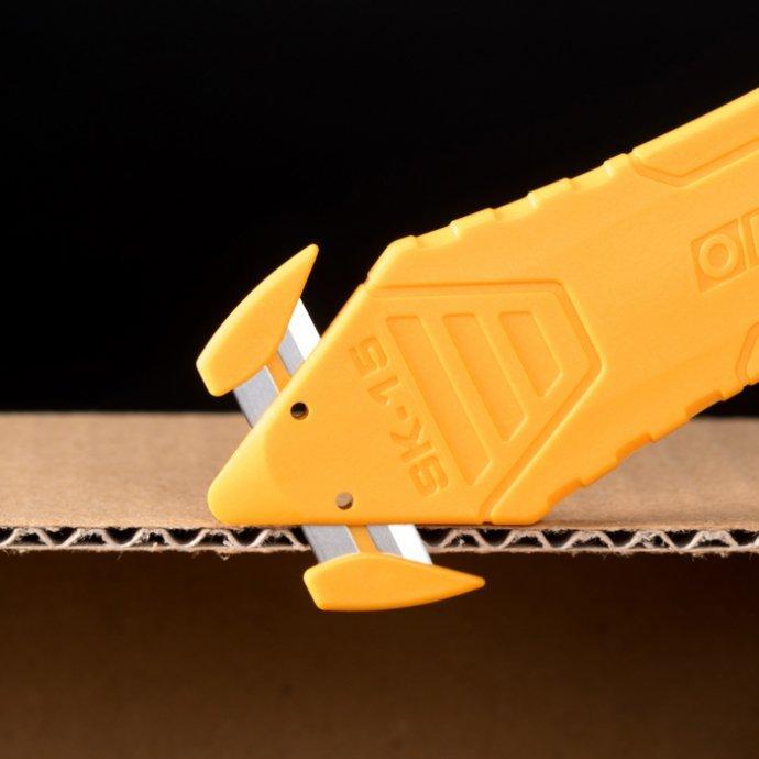 OLFA / カイコーン 開梱用カッター 開封 安心設計 PPバンド ストレッチフィルム 作業用 使い切りタイプ カッターナイフ 文房具    プチギフト プレゼント お祝… | OLFA | 01