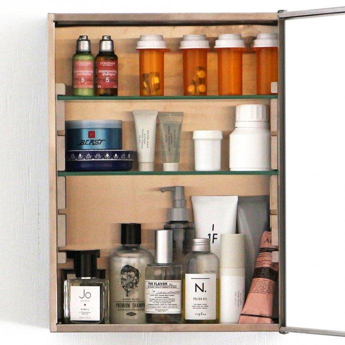 ANAheim Medicine Cabinet - Small アナハイム メディシン キャビネット スモール ミラーキャビネット ステンレス | ANAheim | 03