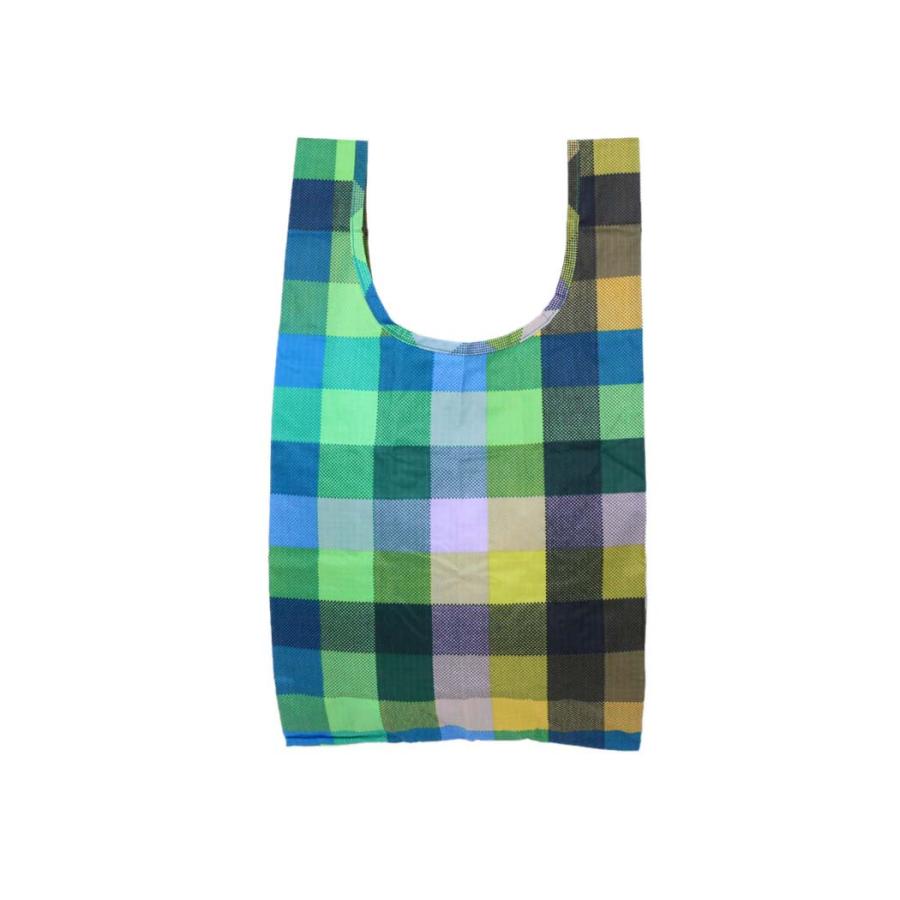 BAGGU バグー BABY エコバッグ マドラスチェック 3 ショッピングバッグ マルシェバッグ 正規品 プチギフト お祝い 贈り物 ポイント 消化 買いまわり 入園準備 … | BAGGU | 01