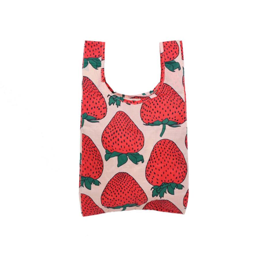 BAGGU バグー BABY エコバッグ ストロベリー ショッピングバッグ マルシェバッグ コンビニ バグゥ 正規品 プチギフト お祝い 贈り物 ポイント 消化 買いまわり… | BAGGU | 01