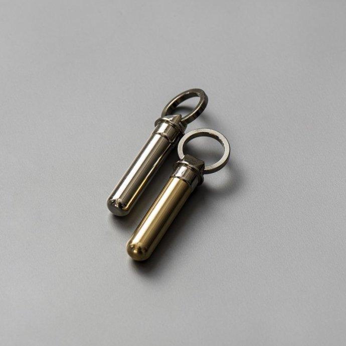 CANDY DESIGN & WORKS (キャンディーデザインワークス) / Bullet Key Ring CHW-12 キーリング - Nickel-Plated × Polished Brass キーホルダー  カラビナ… | CANDY DESIGN&WORKS | 02