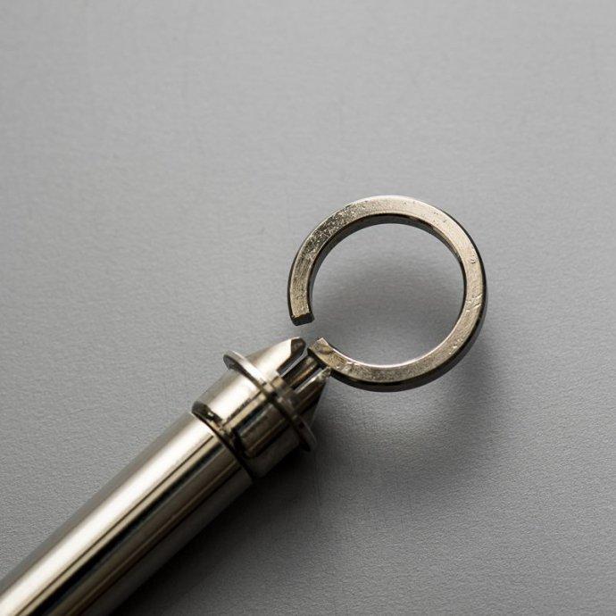 CANDY DESIGN & WORKS (キャンディーデザインワークス) / Bullet Key Ring CHW-12 キーリング - Nickel-Plated × Polished Brass キーホルダー  カラビナ… | CANDY DESIGN&WORKS | 03