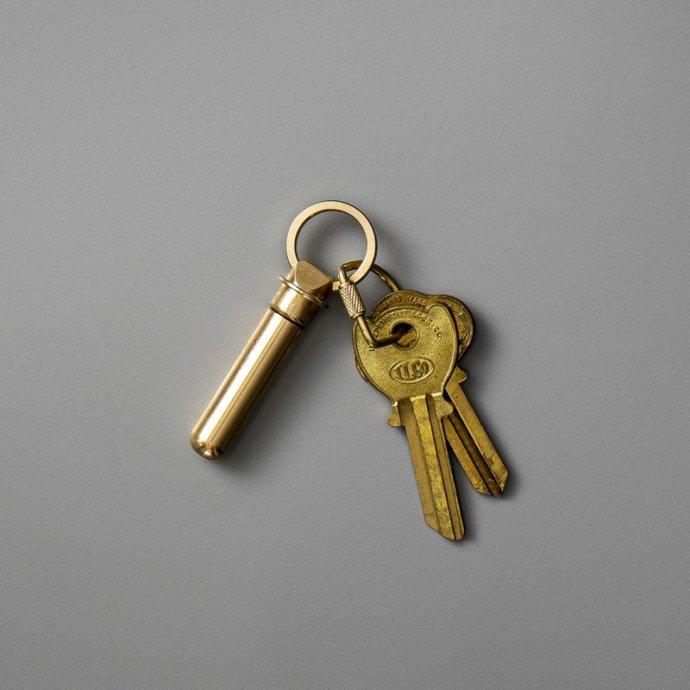 CANDY DESIGN & WORKS (キャンディーデザインワークス) / Bullet Key Ring CHW-12 キーリング - Nickel-Plated × Polished Brass キーホルダー  カラビナ… | CANDY DESIGN&WORKS | 04