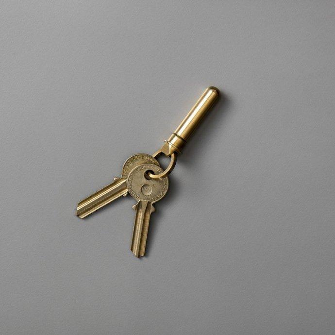 CANDY DESIGN & WORKS (キャンディーデザインワークス) / Bullet Key Ring CHW-12 キーリング - Nickel-Plated × Polished Brass キーホルダー  カラビナ… | CANDY DESIGN&WORKS | 05