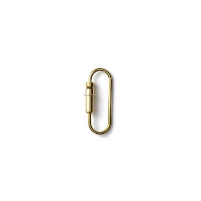 CANDY DESIGN & WORKS (キャンディーデザインワークス) / Bullet Carabiner CHW-13 カラビナキーリング - Polished Brass キーホルダー  カラビナ あす楽 … | CANDY DESIGN&WORKS