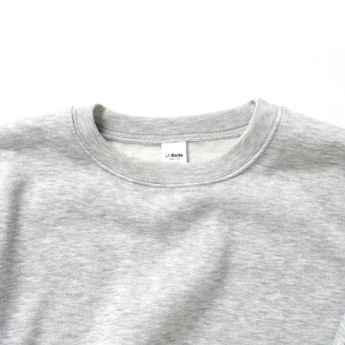 LA Blanks / Classics Fleece Crewneck Sweatshirts - Heather Grey クルーネック スウェットシャツ ヘザーグレー アメリカ製 Made in USA | MADE IN USA | 02