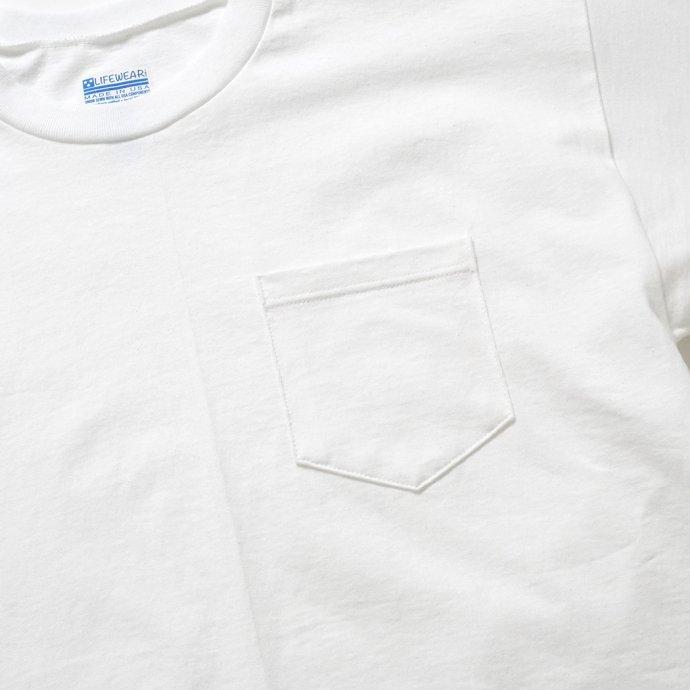 LIFEWEAR Inc. / Heavy Weight Short Sleeve Pocket T-Shirts - White ライフウェア ヘビーウエイトポケットTシャツ ホワイト アメリカ製 Made in USA | MADE IN USA | 03