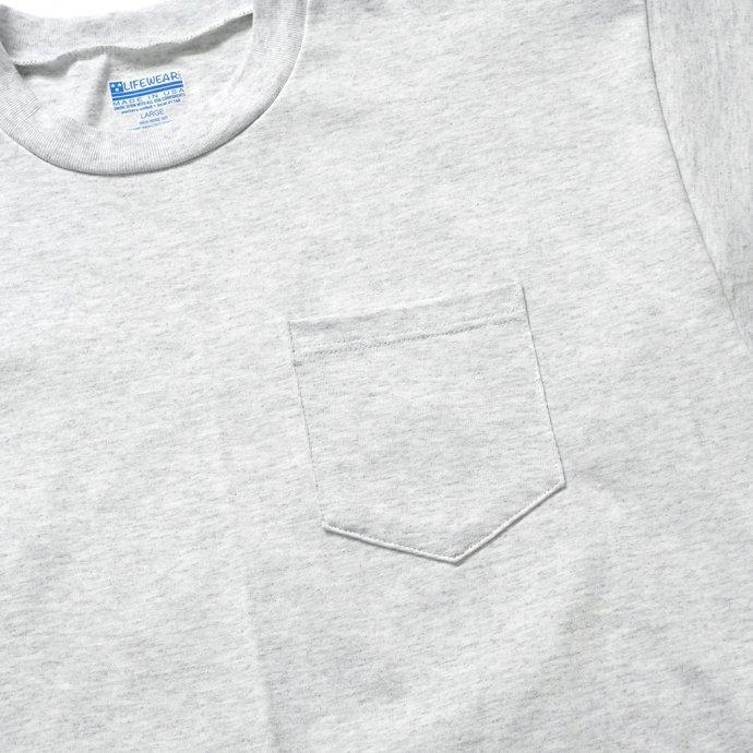 LIFEWEAR Inc. / Heavy Weight Short Sleeve Pocket T-Shirts - Ash ライフウェア ヘビーウエイトポケットTシャツ アッシュ アメリカ製 Made in USA | MADE IN USA | 03