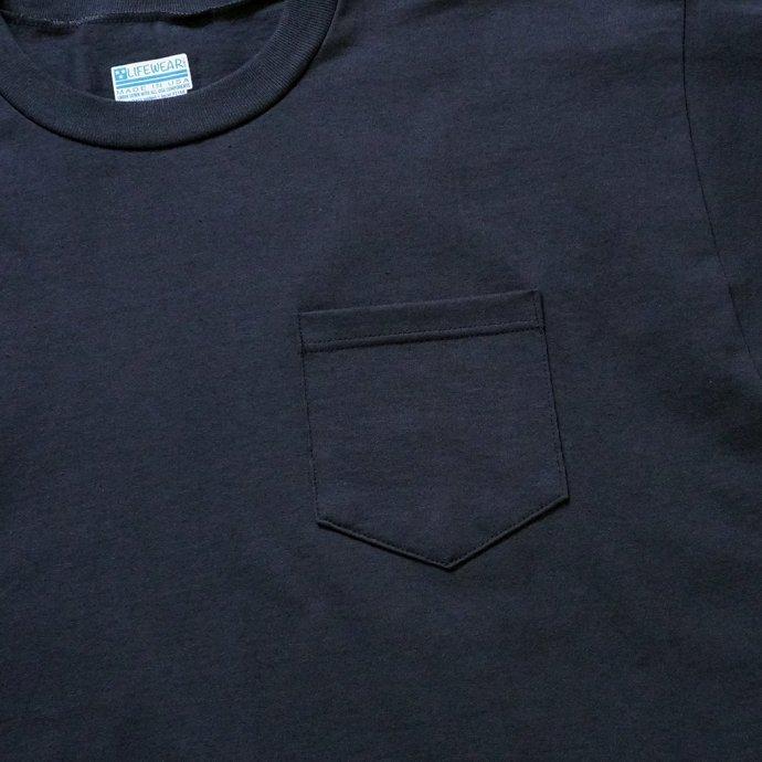 LIFEWEAR Inc. / Heavy Weight Short Sleeve Pocket T-Shirts - Navy ライフウェア ヘビーウエイトポケットTシャツ ネイビー アメリカ製 Made in USA | MADE IN USA | 03