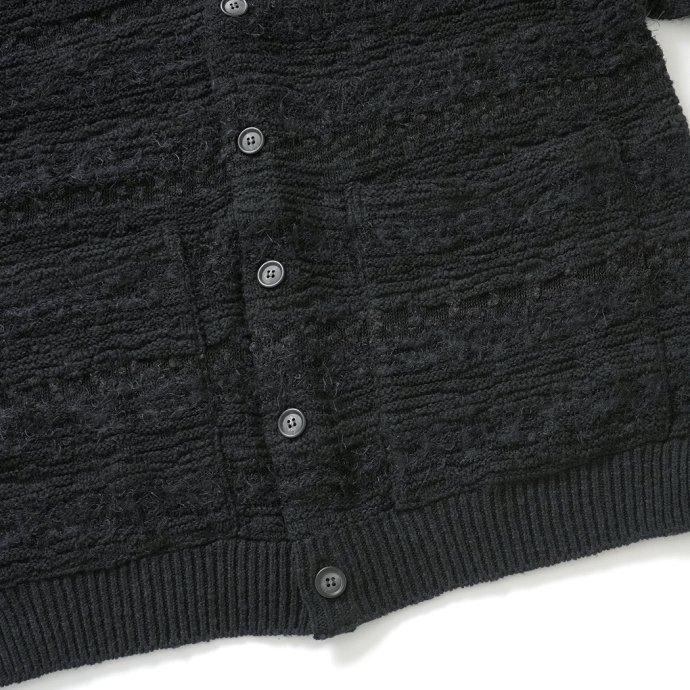 reverve / RV22S005 - Black カーディガン ブラック ニット リバーヴ リバーブ リヴァーヴ メンズ レディース ユニセックス トップス | crepuscule | 05