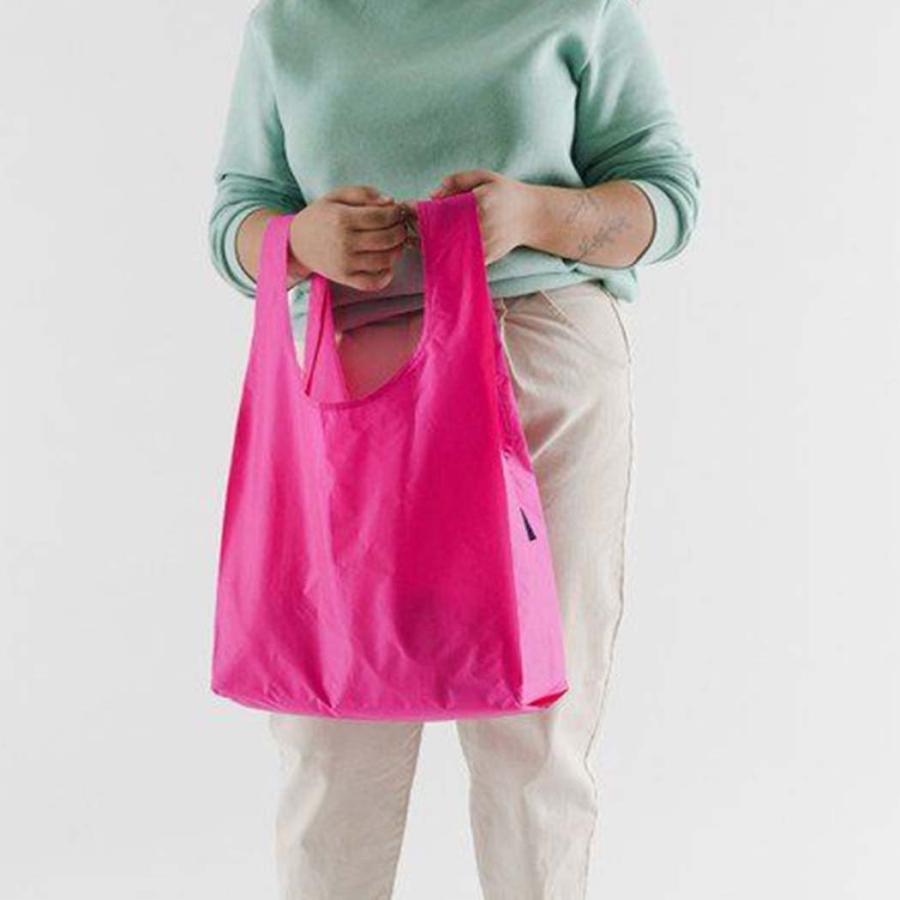 BAGGU (バグゥ) STANDARD BAGGU エコバッグ ローズピンク ショッピングバッグ マルシェバッグ コンビニバグー 正規品 プチギフト プレゼント お祝い 贈り物 ポ… | BAGGU | 04