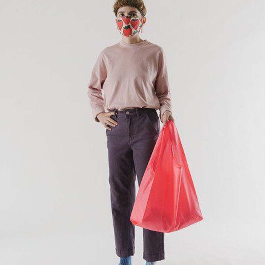 BAGGU (バグゥ) STANDARD BAGGU エコバッグ ウォーターメロンピンク ショッピングバッグ マルシェバッグ コンビニバグー 正規品 プチギフト プレゼント お祝い… | BAGGU | 04