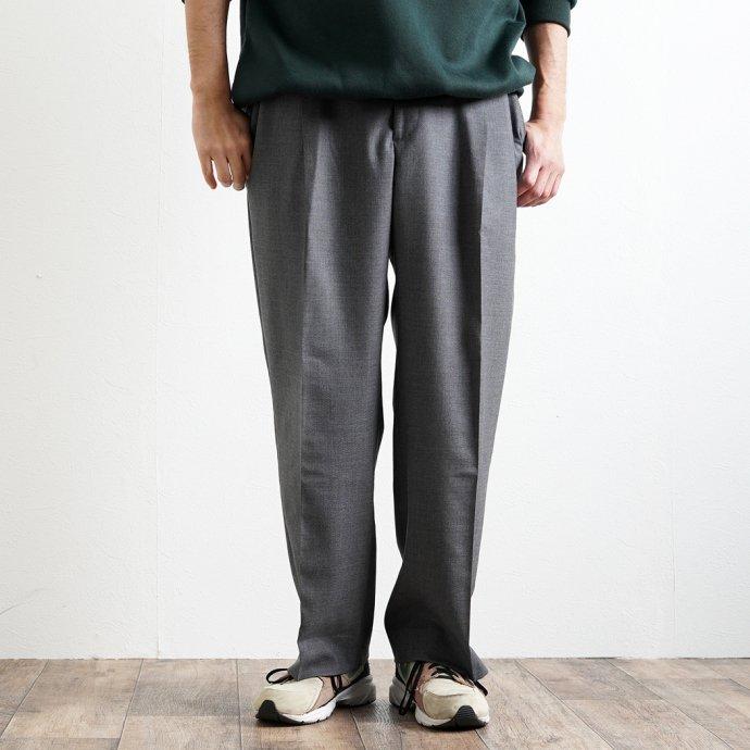 CEASTERS（ケステル） / CT22S-TR02 1P Trousers v5 - Grey ワンタックサマーウールパンツ グレー 買い回り 買い周り 買いまわり ポイント消化 | CEASTERS | 07